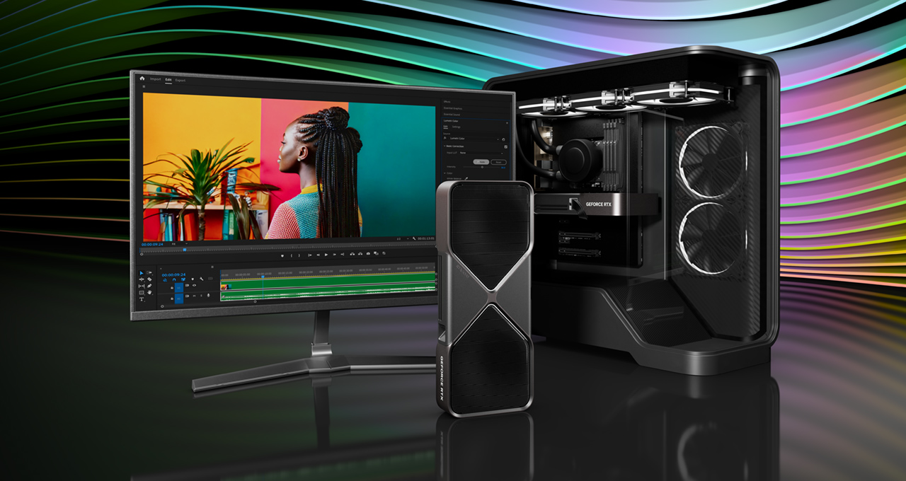 Обновление NVIDIA Broadcast 2.0. Новые ИИ-эффекты: Студийный голос и Виртуальный направленный свет