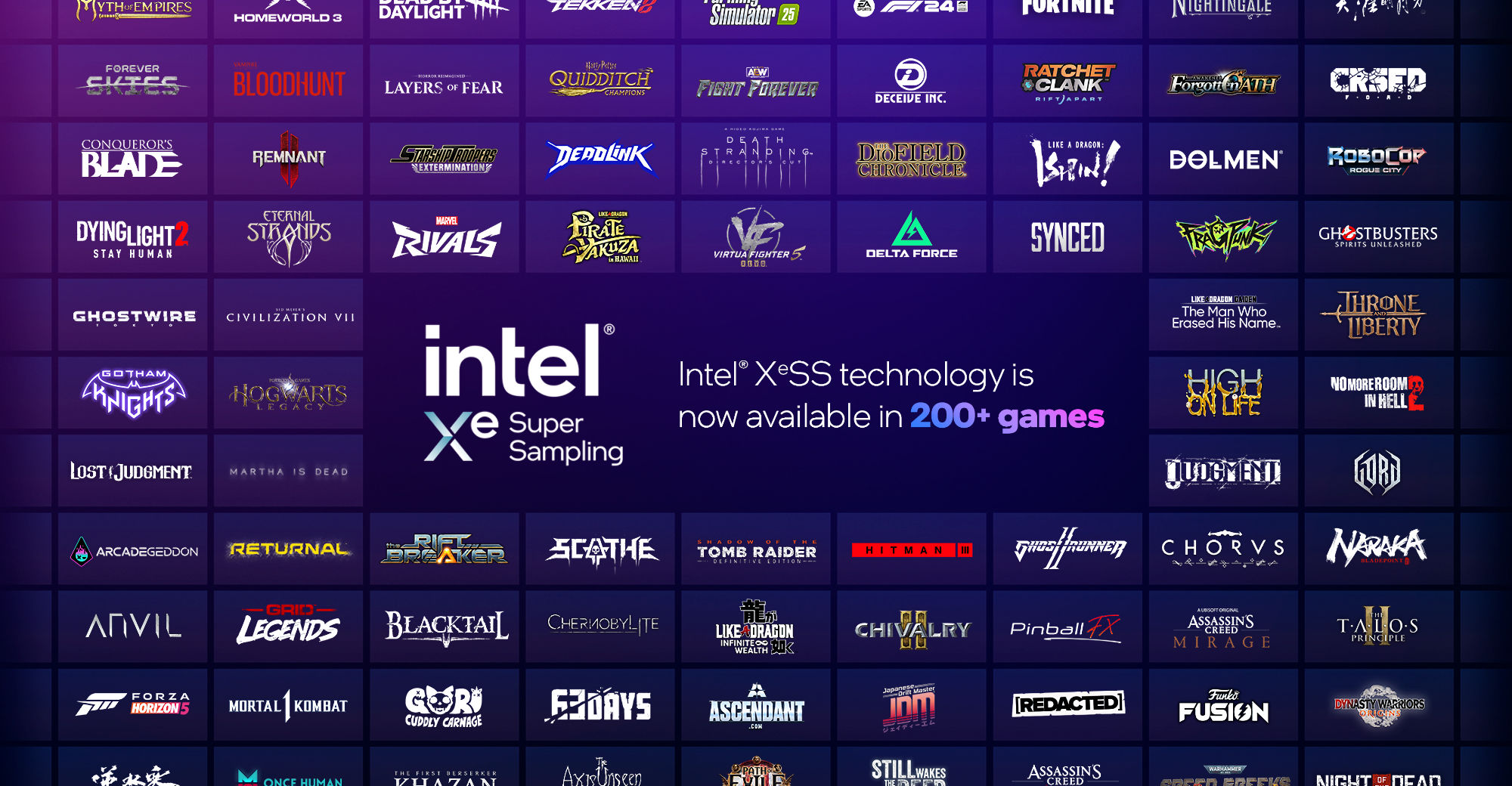 Intel XeSS теперь поддерживается в более чем 200 играх — XeSS 2 доступна в 19 проектах