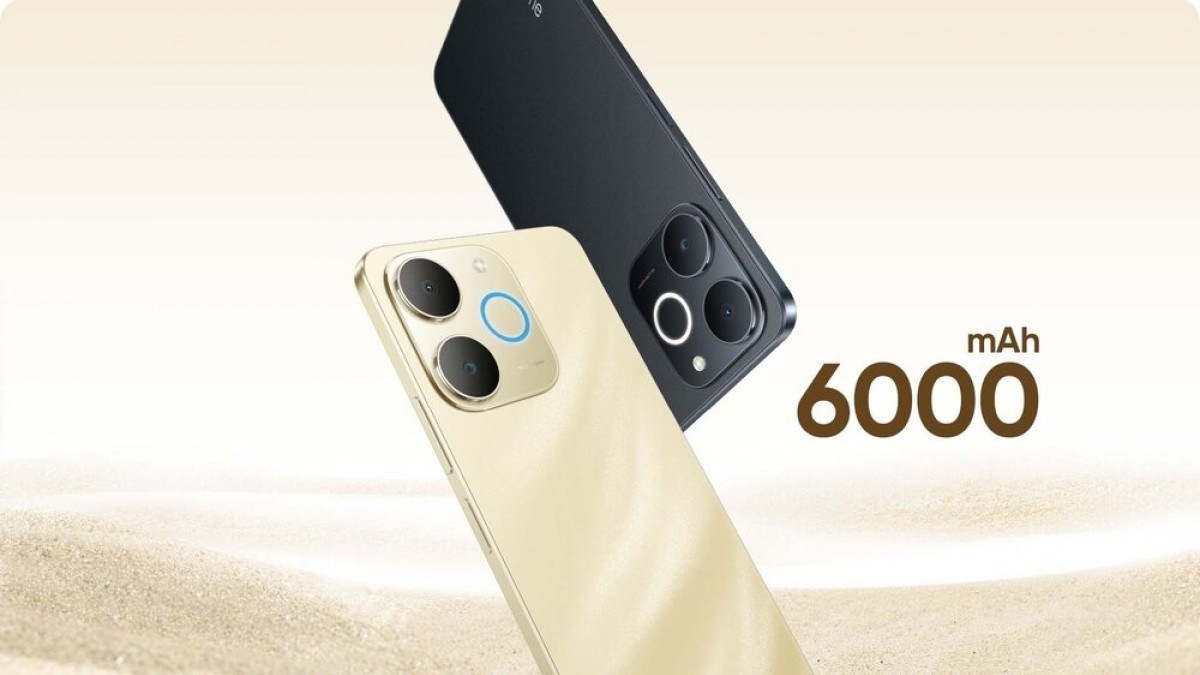 Realme Note 70T: бюджетный смартфон с 6000 мАч и Android 15