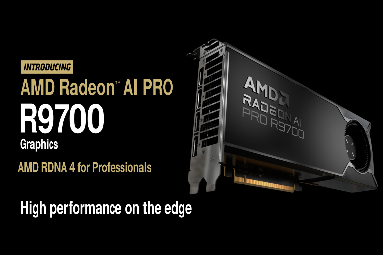 Новая видеокарта AMD Radeon AI PRO R9700 — до 5 раз быстрее RTX 5080 в ИИ-тестах на Windows 11