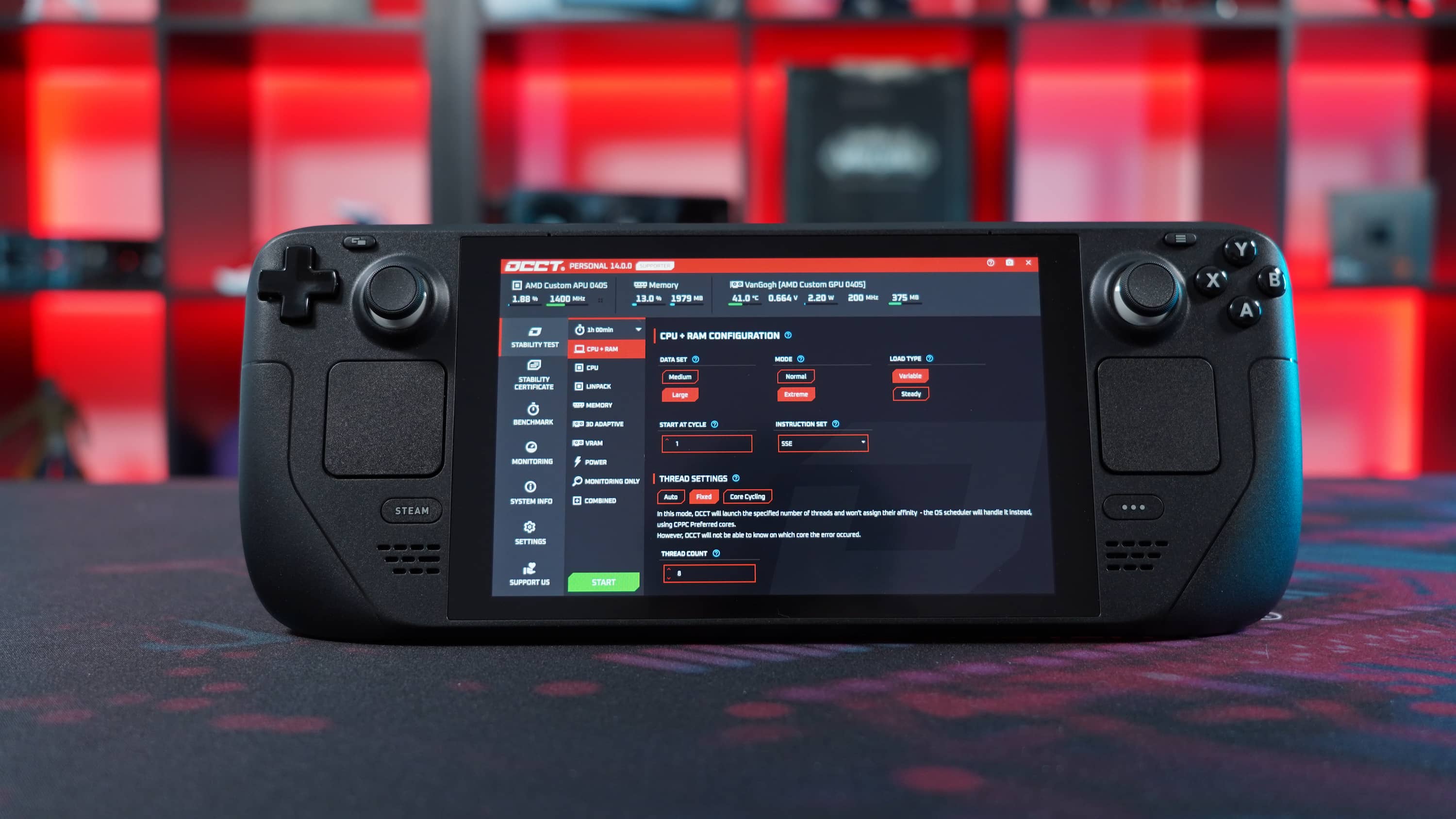 OCCT выйдет в Steam с оптимизацией для Steam Deck – в июне 2025 года