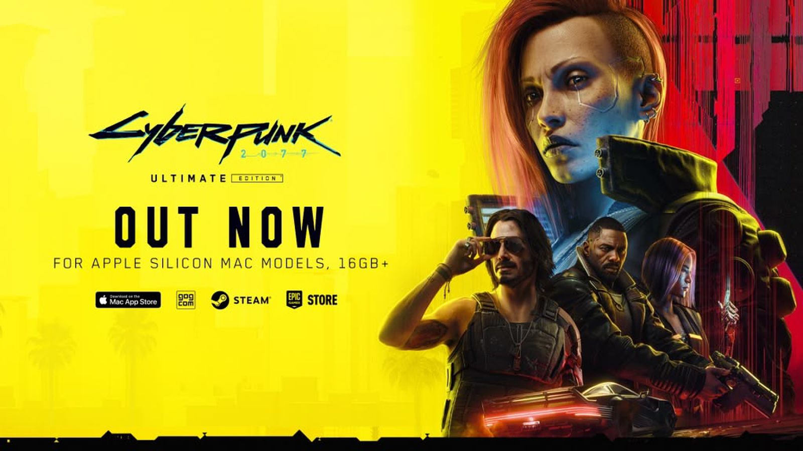 Cyberpunk 2077 вышла на Mac: полная версия с Phantom Liberty и поддержкой MetalFX, HDR и Ray Tracing