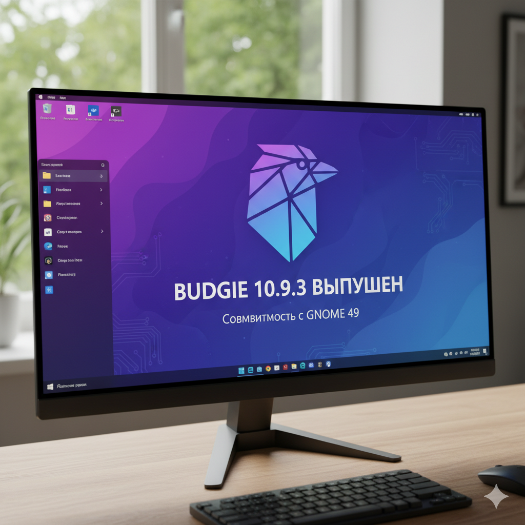 Релиз Budgie Desktop 10.9.3: совместимость с GNOME 49 и обновления компонентов