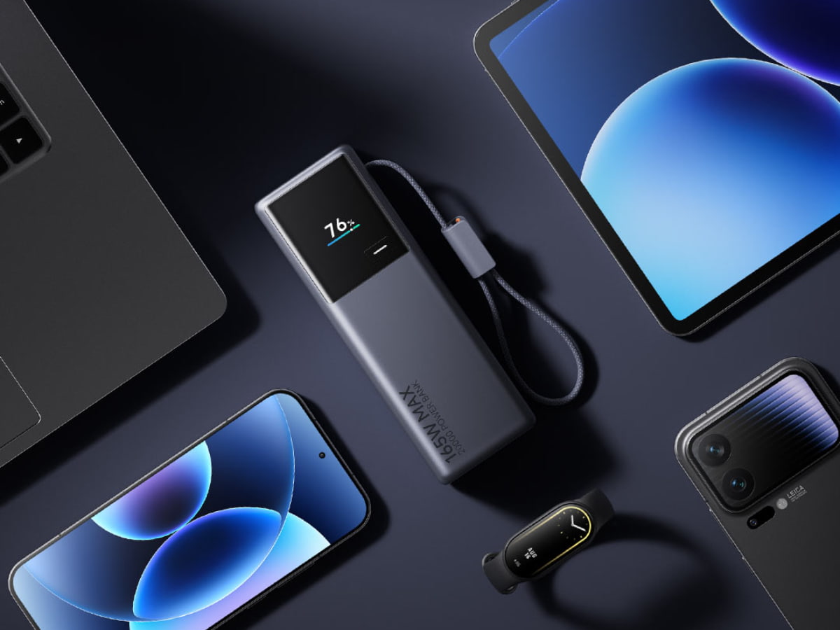 Xiaomi представила в Китае power bank на 20000 мА·ч с быстрой зарядкой 165 Вт