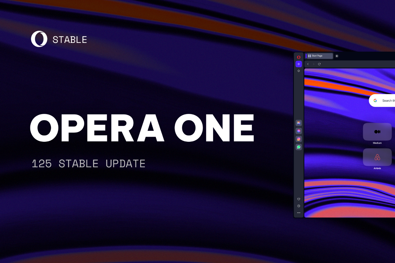 Релиз Opera 125: обновлённый Chromium и крупный набор исправлений